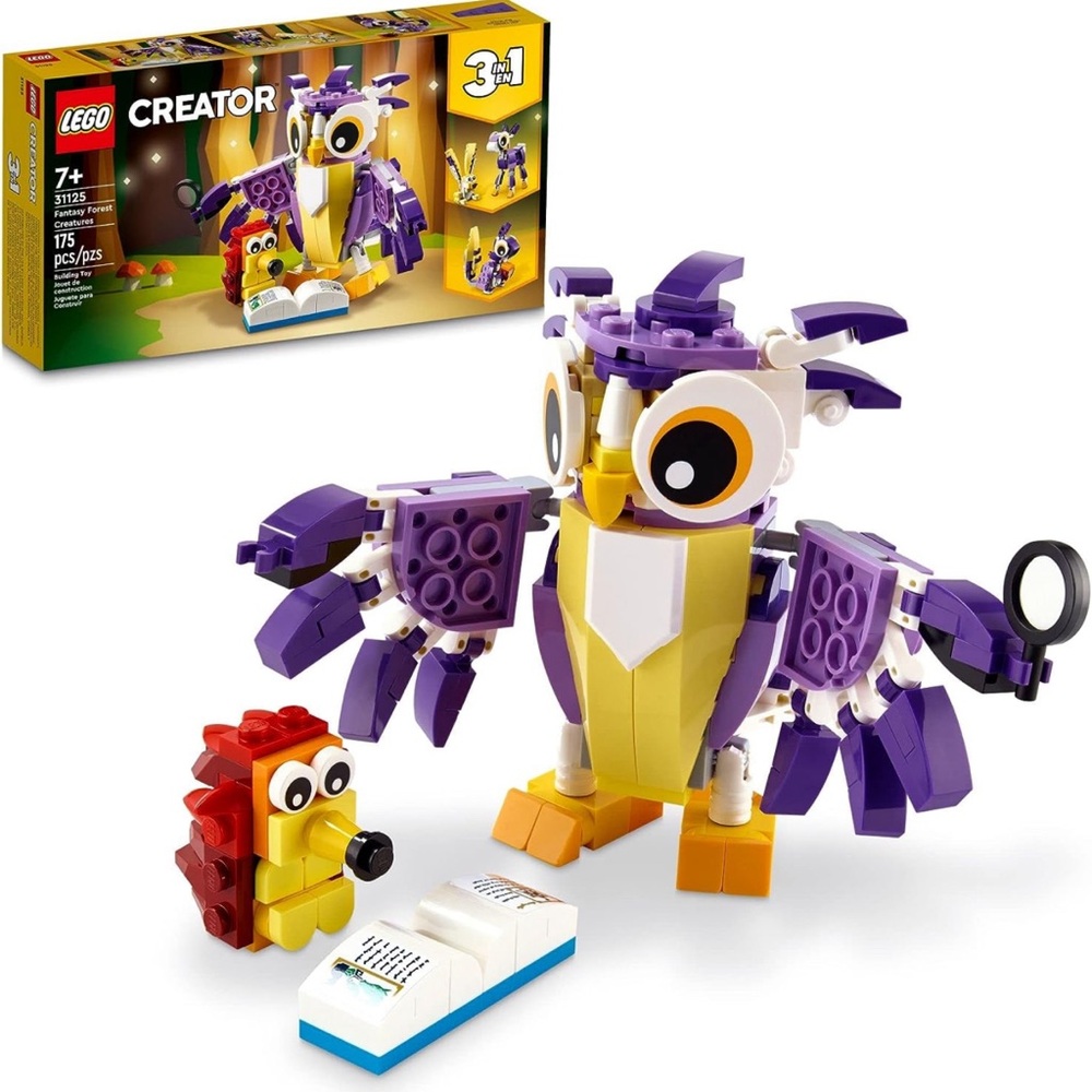LEGO Creator Fantasy Forest Creatures, 3-in-1 31125